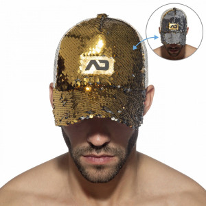 Addicted dwustronna czapka z cekinami AD1201 C-20