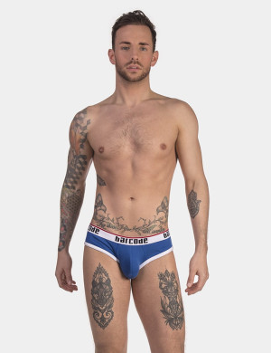 Barcode Backless Maxime Jockstrapy 91730 C-801 Niebieskie