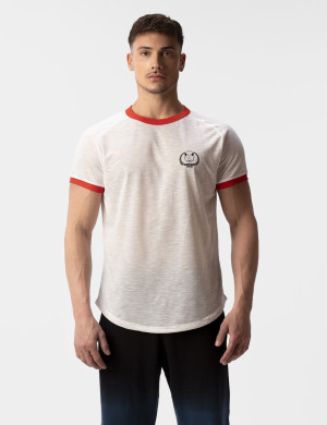 Barcode T-Shirt Raglan Kenji 92360 C-200 Biały