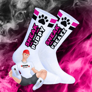 SneakFreaxx Skarpety PUPPY PINK