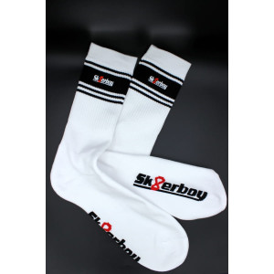Sk8erboy Deluxe Socks biało-czarne