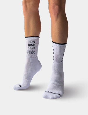 Barcode Skarpety Big Dick Club 92104 C-204 biało-czarne