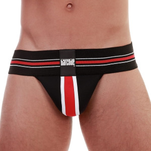 Barcode Jockstrap Denis 91689 C-107 czarny/czerwony/biały