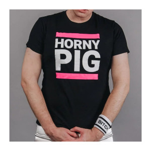 Sk8erboy Horny Pig T-shirt - Black