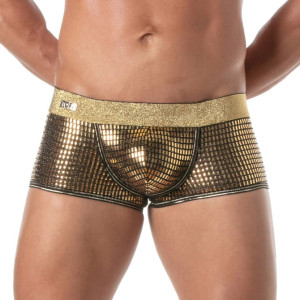 TOF Paris Glitter Trunk Gold TOF507O bokserki męskie- złote