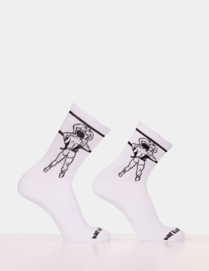 Barcode Berlin Fun Socks Blowjob 92500 białe