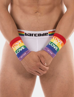 Barcode Opaska Love Is Love 92524 C-972 2szt. tęczowa