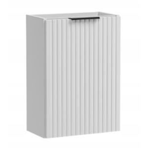 Szafka wisząca pod umywalkę biała ryflowany front 40 x 22 cm ASTROS White