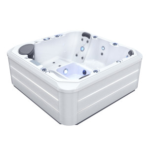 JACUZZI OGRODOWE PREMIUM WANNA  SPA 5-OSOBOWA WHITE OBUDOWA WHITE 195x195 CM
