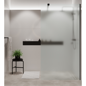 Ścianka prysznicowa Walk-in satynowa matowa prostokątna 8 mm MOLIS Satin Classic MASSI | rożne rozmiary : Kolor profili kabiny - chrom / srebrny, Szerokość ścianki - 70 cm, Typ montażu - WALK