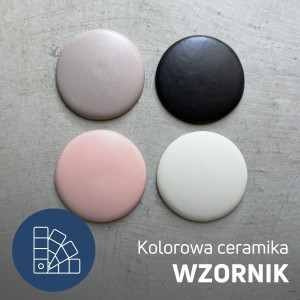 Massi wzornik / próbnik / próbki ceramiki do kolekcji lera | różne kolory : kolor - ivory (lera)