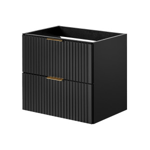 Szafka podumywalkowa czarna mat 60 x 46 cm ASTROS Black