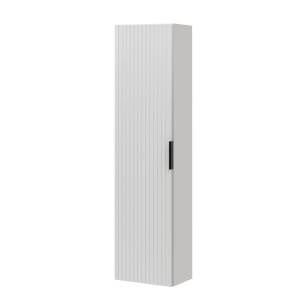 Szafka łazienkowa wisząca słupek biały mat 35 x 25 x 140 cm ASTROS White