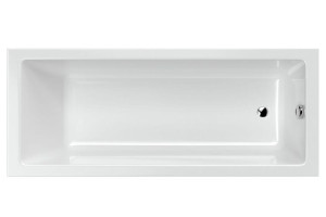 Wanna prostokątna mała 120 x 70 cm biała do zabudowy ELEGA MINI