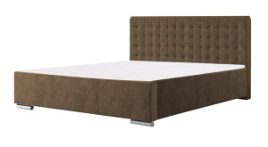 Łóżko tapicerowane LAGOS beżowe monolith 140 x 200