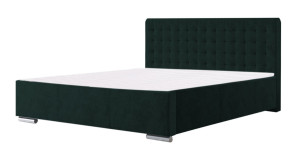 Łóżko tapicerowane LAGOS zielone monolith 160 x 200