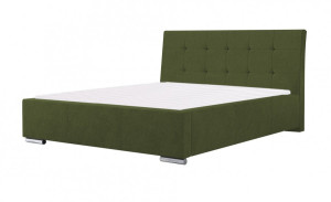 Łóżko tapicerowane MOSS zielone casablanca 140 x 200