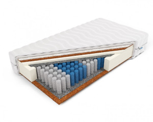 Materac pocket z kokosem i owczą wełną Hebe 160 x
200