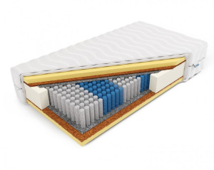 Multipocket memory z kokosem Laila 200 x 200