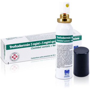 SIT LABORATORIO FARMAC. Srl Trofodermin, Spray Cutaneo 5% + 5%, 30 ml