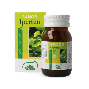 ALTA NATURA-INALME Srl Sanor Iperten 50 Opercoli 500mg - Integratore Alimentare per la Pressione Arteriosa e Circolazione Sanguigna