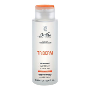 Bionike Triderm, Bagnoleato Olio da Bagno Pelle Sensibile e Intollerante, 500 ml