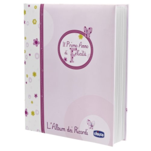 Chicco Libro Ricordi Rosa - Album per Bambini - Adesivi Inclusi