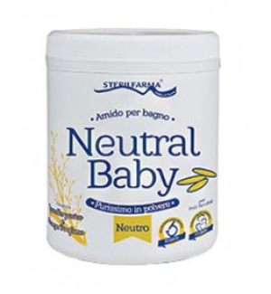 STERILFARMA Srl Neutral baby Neutro - Amido purissimo in polvere per bagno 220 G