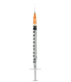 DESA PHARMA Srl Siringa Per Insulina Extrafine 1ml 100 UI Ago Removibile 26 Gauge 0,45x12mm 1 pezzo - Siringa Per Insulina Extrafine