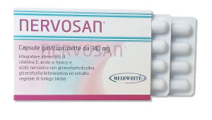 MEDIWHITE Srl Nervosan, 24 Capsule
