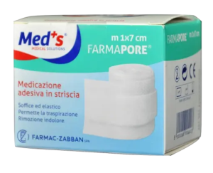 FARMAC-ZABBAN SpA Meds Pore Medicazione Adesiva 1m x 7cm