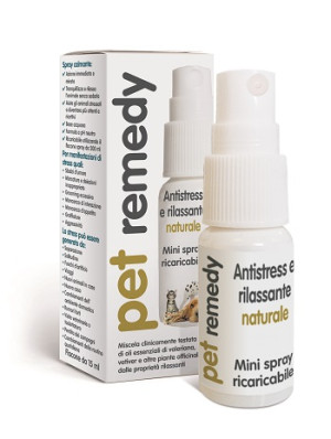 TEKNOFARMA Srl Pet Remedy Mini Spray Antistress e Rilassante Naturale 15ml - Ricaricabile