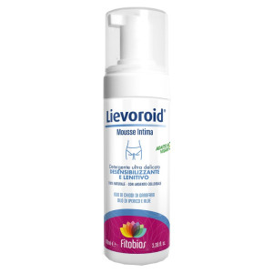 FITOBIOS Srl Lievoroid Mousse Lenitiva, detergente intimo per emorroidi, 100 ml