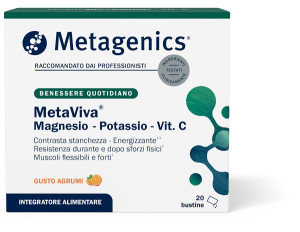 METAGENICS BELGIUM bvba METAVIVA MG-K-VIT C, 20 bustine