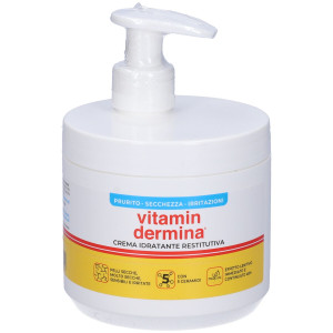 IST.GANASSINI SpA Vitamindermina, Crema Idratante Restitutiva, 400 ml