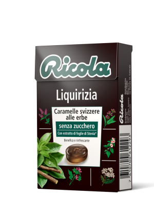 DIVITA Srl Ricola Liquirizia Caramelle Svizzere Alle Erbe 50g - Caramelle gustose e naturali per il benessere