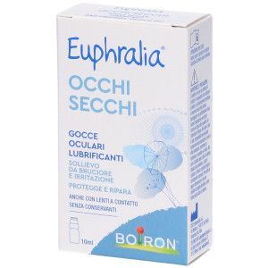 BOIRON Srl Euphralia Occhi Secchi Collirio 10ml, Sollievo Occhi Secchi, Senza Conservanti, Lubrificante Oculare