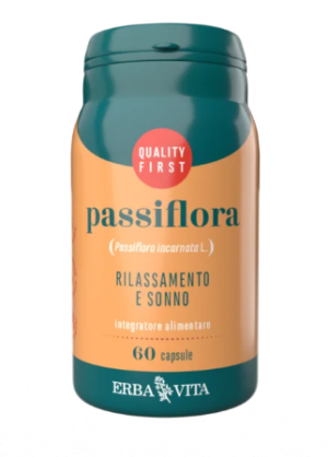 Erba Vita Passiflora 60 capsule - Integratore Alimentare per Stress, Ansia e Sonno