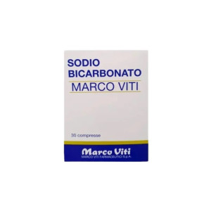 MARCO VITI FARMACEUTICI SpA Marco Viti - Sodio Bicarbonato Alimentare 30 Compresse - Equilibrio e Benessere Gastro-Intestinale