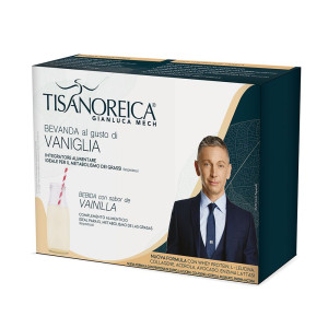 GIANLUCA MECH Srl Tisanoreica Bevanda Vaniglia 4x28g - Bevanda Al Gusto Di Vaniglia