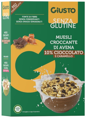 FARMAFOOD Srl GIUSTO S/G Muesli Av/Ciocc275g