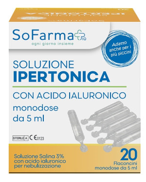 SO.FARMA.MORRA SpA SOLUZ IPERTONICA 3% 20FL SF+