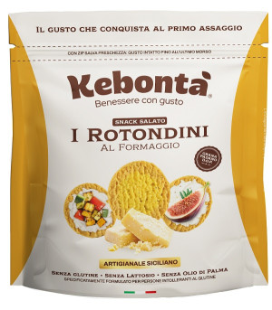 ALIMENTA Srl KEBONTA'Rotondini Formagg.180g