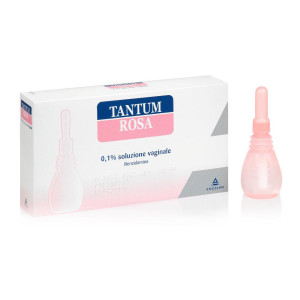 ANGELINI (A.C.R.A.F.) SpA Ginetantum 0,1% Benzidamina Soluzione Vaginale, 5 Flaconi