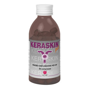ACME Srl Keraskin Pet Cani 80 Compresse - Integratore per la Salute della Pelle e del Mantello