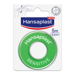 BEIERSDORF SpA Hansaplast Sensitive Cerotto su Rocchetto Ipoallergenico, Adatto a Pelle Sensibile