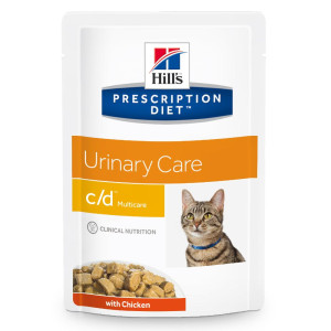 HILL'S PET NUTRITION ITALIA srl   * HILL'S GATTO DIET C/D URINARY CARE MULTICARE GRAVY (IN SALSA) POLLO 12x85GR (blister)