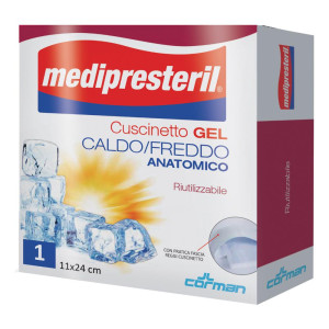 CORMAN SpA Medipresteril Cuscinetto Caldo/Freddo Anatomico Riutilizzabile - Trattamento Termico per Alleviare il Dolore