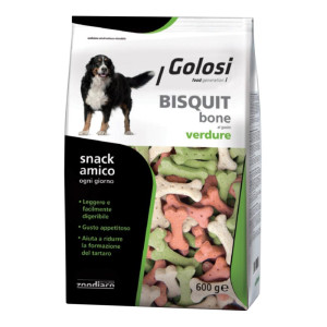 RUSCITO srl PROLIFE CANE SNACK GOLOSI BISQUIT BONE VERDURE 600GR