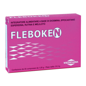 WIKENFARMA Srl Fleboken, 30 compresse